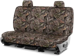Covercraft Mossy Oak Camo Carhartt SeatSaver Custom Seat Covers | Fits 2007-2013 Chevrolet Silverado/GMC Sierra 1500 & 2007-2014 2500/3500 Crew Cab | 2nd Row 60/40 Bench Seat, Break-Up Country