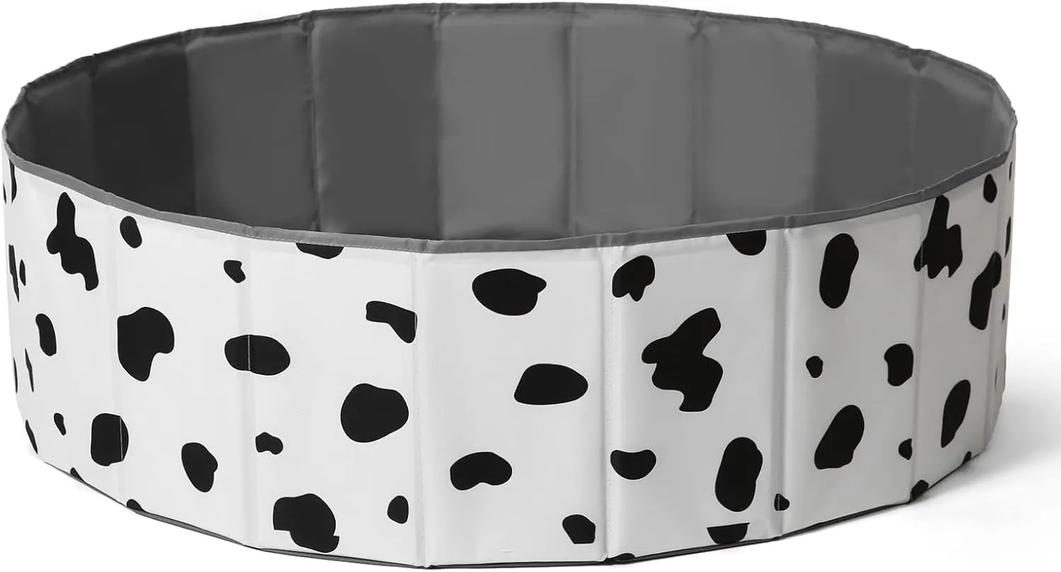 Cow Ball Pit for Toddlers1-3, Kids Ball Pits Play Tent, Crawl Playpen Ball Pool Playhousewith Storage Bag, for Boys Girls Dogs Birthday Summer Play