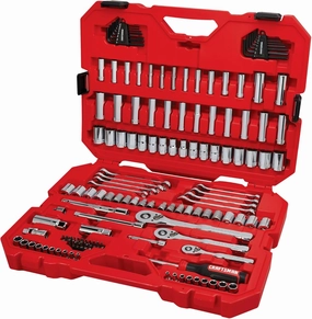 CRAFTSMAN Mechanics Tool Set, 1/4, 1/2 and 3/8 Inch Drive, 135 Piece (CMMT12124)