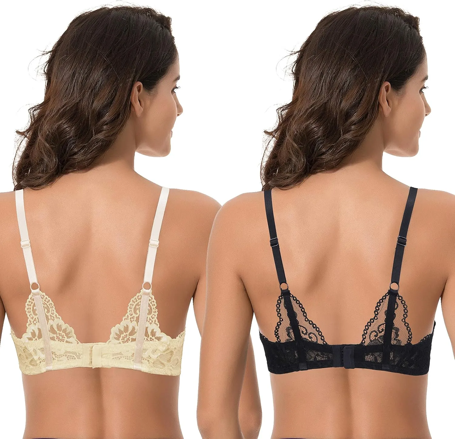 Curve Muse Womens Plus Size Perfect Shape Add 1 Cup Push Up Underwire Tshirt Bra