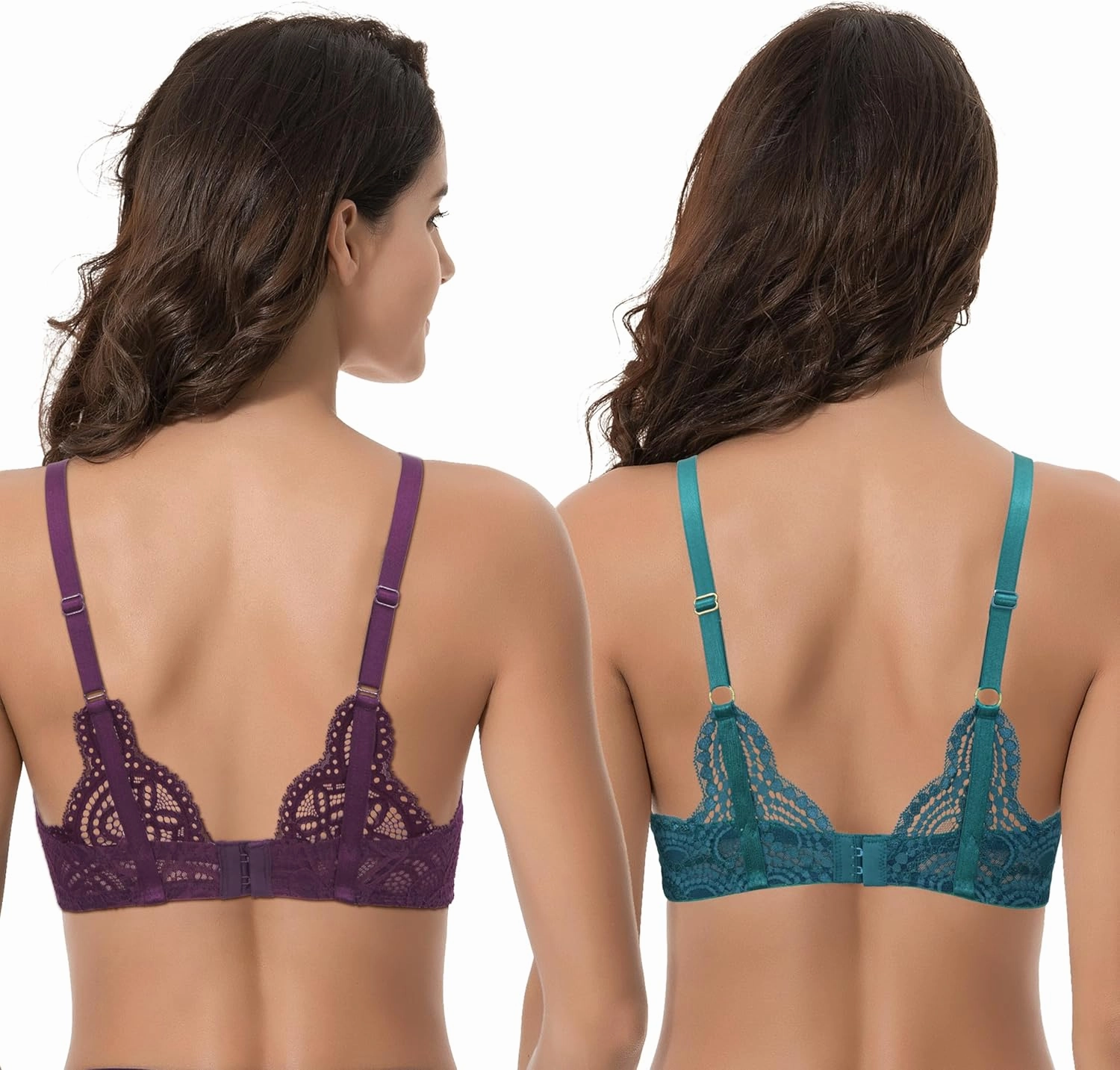 Curve Muse Womens Plus Size Perfect Shape Add 1 Cup Push Up Underwire Tshirt Bra