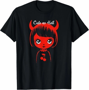 Cute As Hell Devil Doll Girl T-Shirt