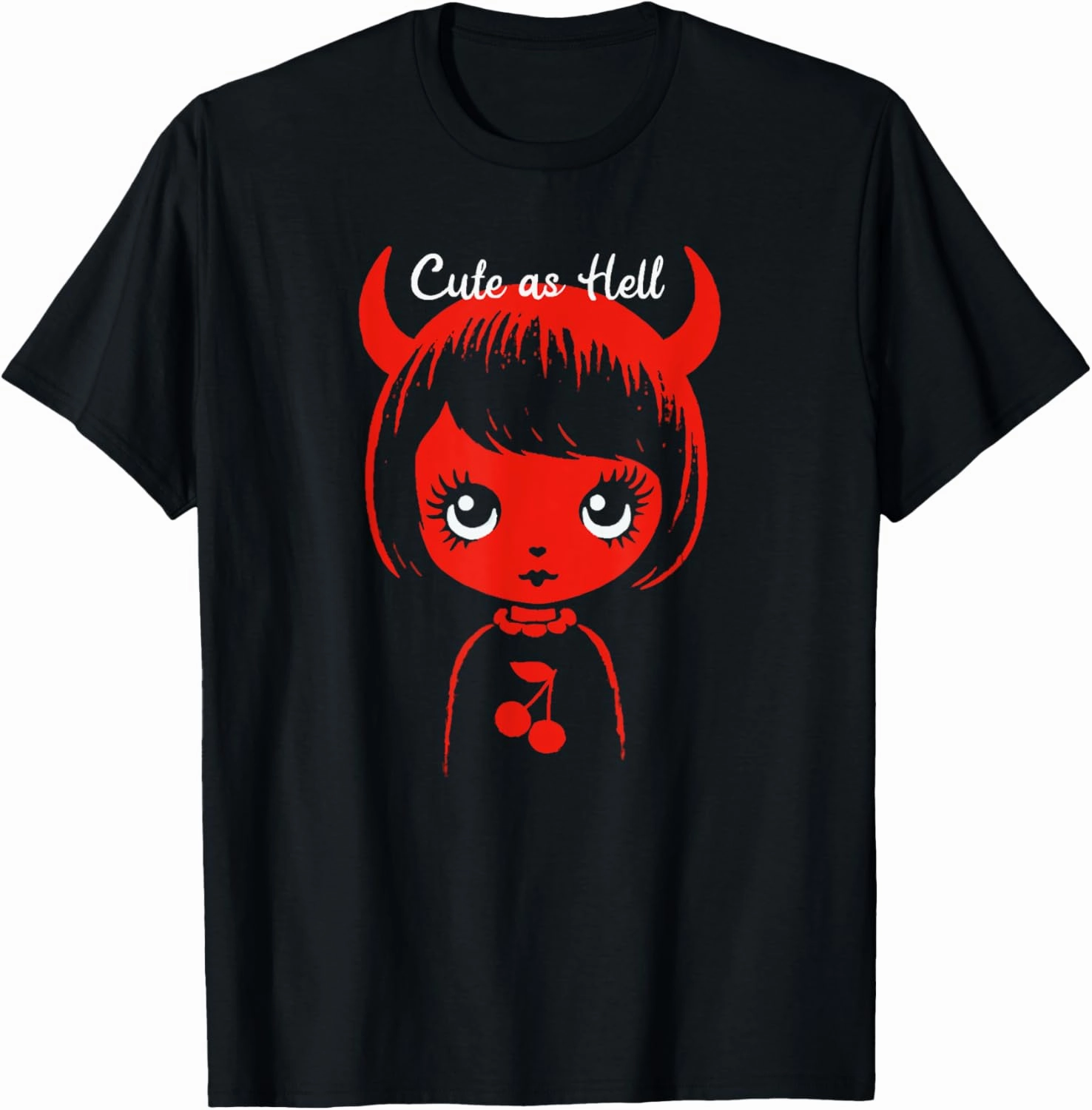 Cute As Hell Devil Doll Girl T-Shirt