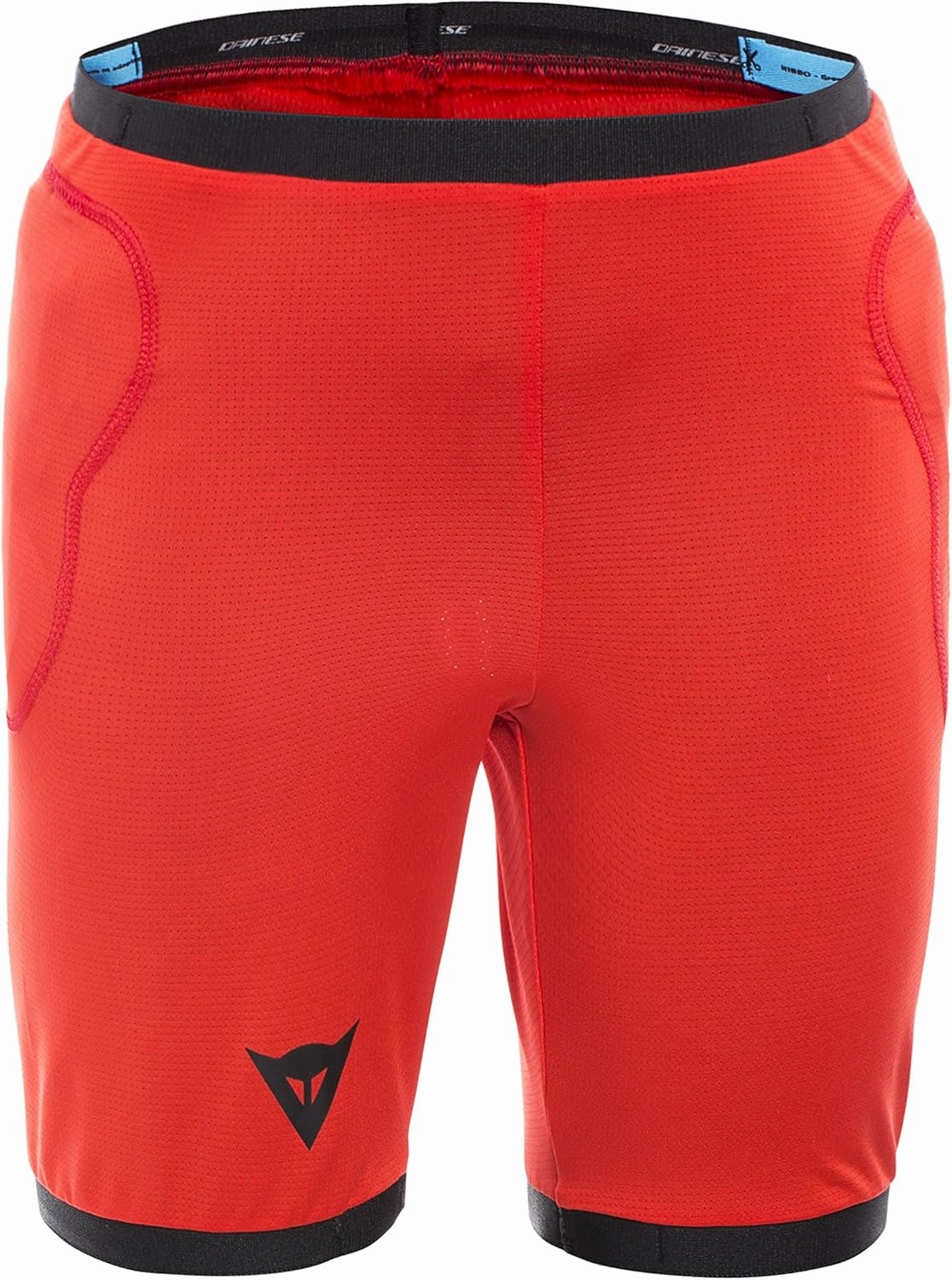 Dainese Boys Scarabeo Safety Shorts, Black/Red, Medium