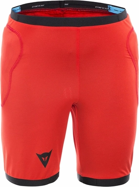 Dainese Boys Scarabeo Safety Shorts, Black/Red, Medium