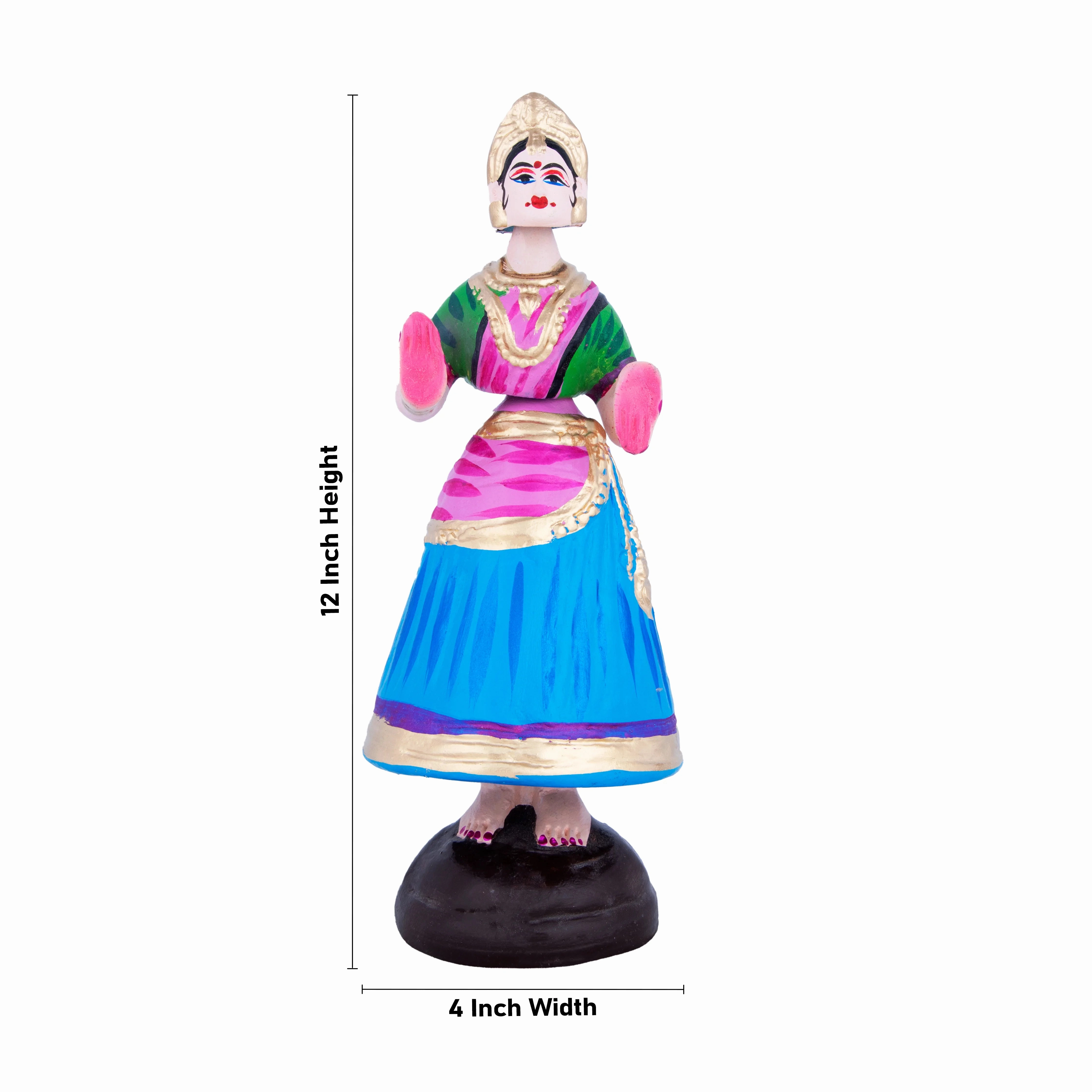 Dancing Doll Paper Mache Golu Bommai | Giri Golu Doll/ Navaratri Golu Bomma/Gombe/Bommai
