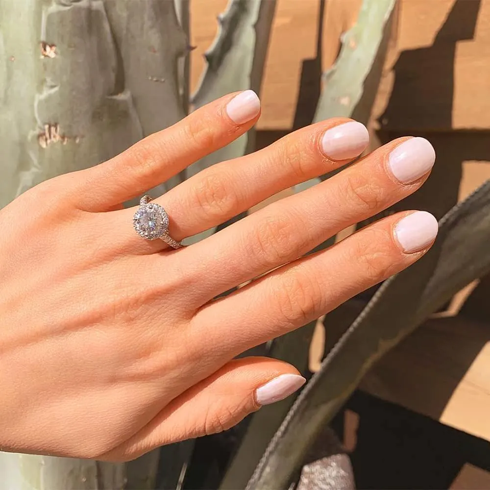 Dazzle Dry Mini Kit 4 Step System - Touch of Love, a pale chalky pink. Semi-sheer cream. (5 Piece Kit / 5 Manicures)