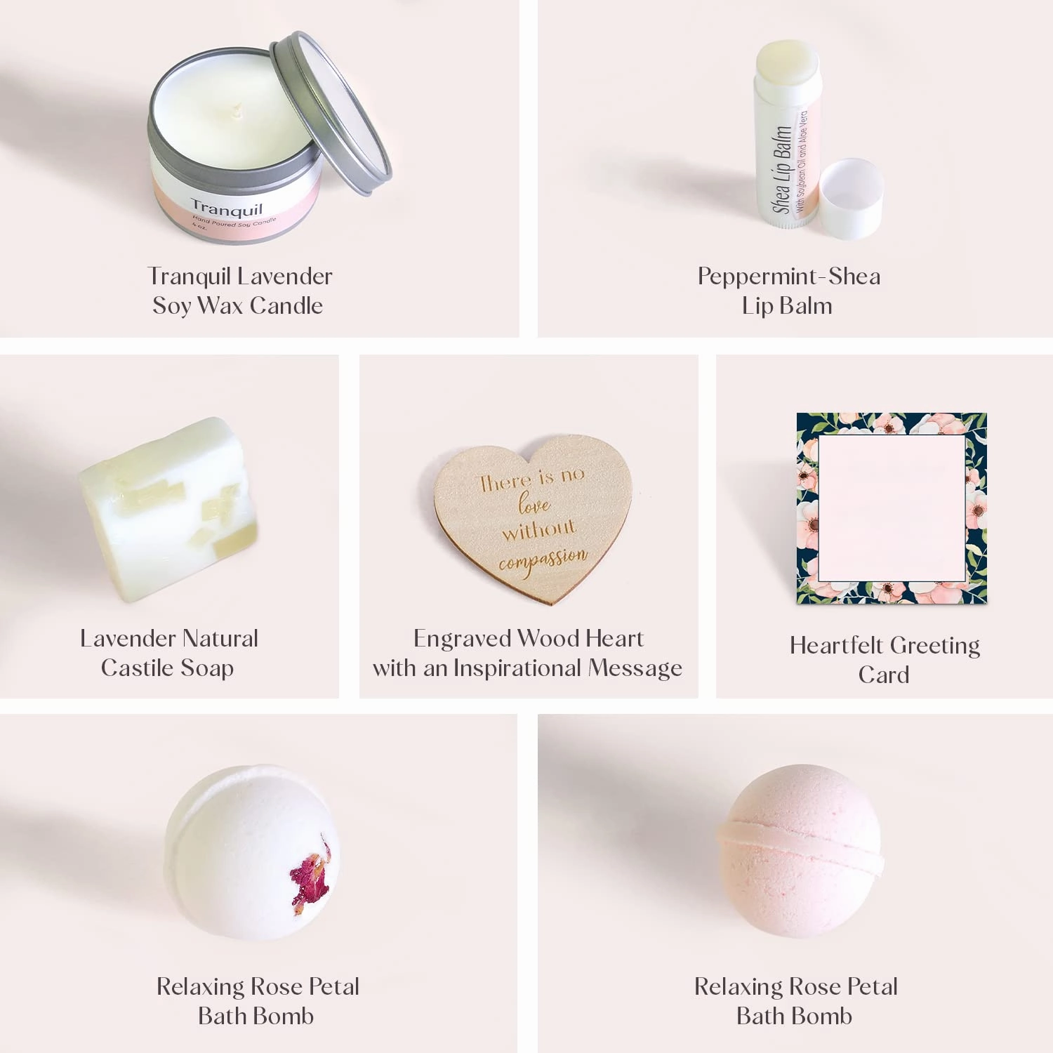 Dear Ava Spa Gifts for Women - Organic Self Care luxury Anti Stress Relaxing Bath and Body Kit Set Basket Box for Her with Heartfelt Card - Birthday Memorial Gift for Bestfriend