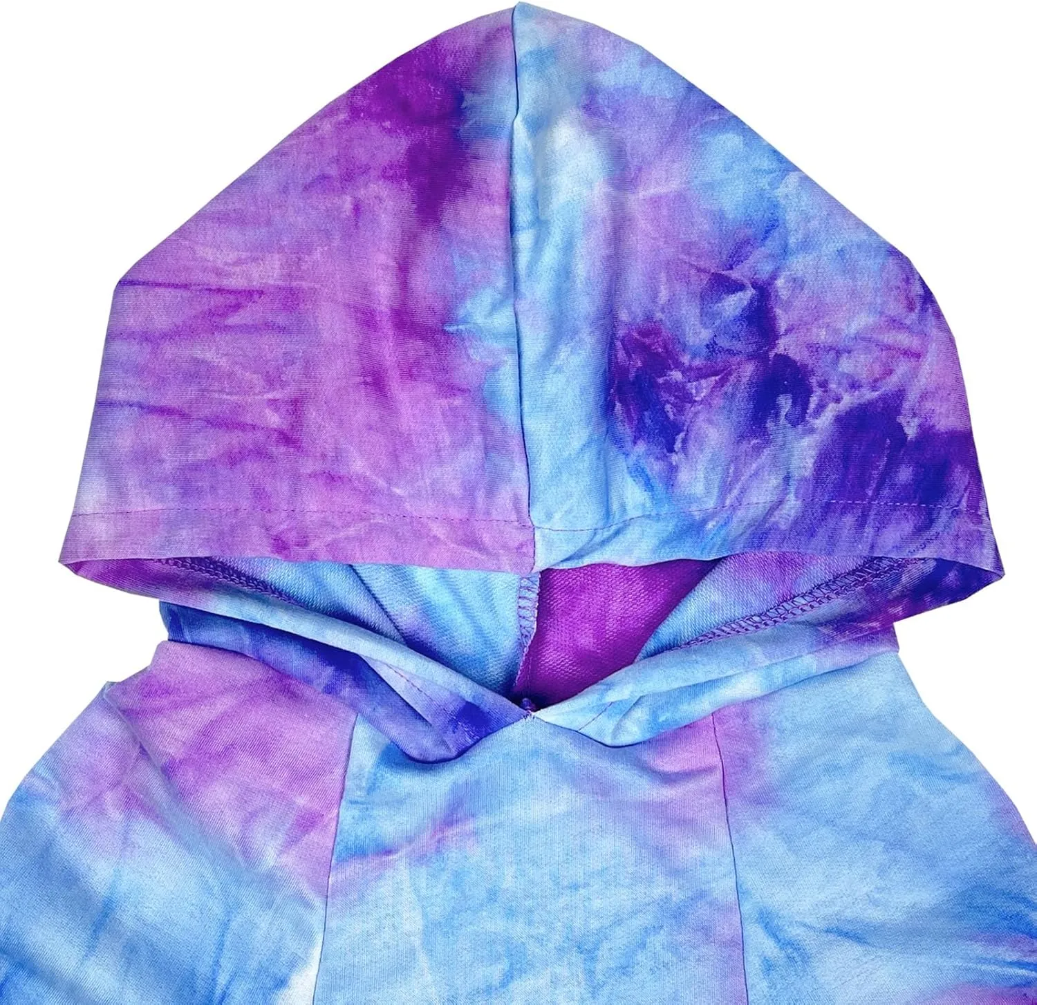 D.E.E Dog Hoodie Large Warm Dog Sweater Cold Weather Hooded (Purple, 2X-Large)