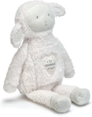 DEMDACO Goodnight Prayer Lamb Fuzzy White 11 Inch Plush Figure