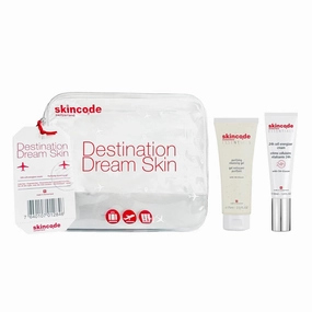 Destination Dream Skin Care Set | Purifying Cleansing Gel 75ml & 24h Cell Energizer Cream 30ml | Travel Essentials for Women | CM-Glucan, Pro-Vitamin B5 | Skincare Gift Set & Face Moisturizer