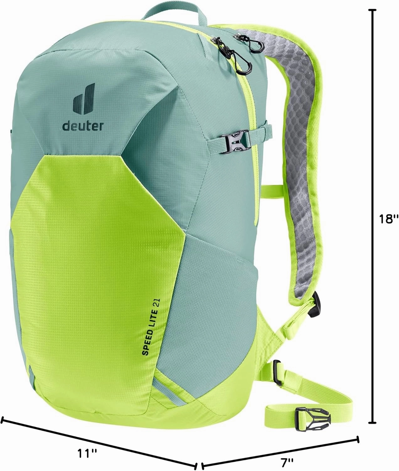 Deuter Speed Lite 21, Jade-Citrus, 21L