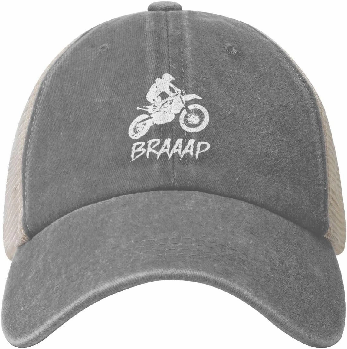Dirt BKE Motocross American Flag Adjustable Mesh Baseball Cap Washed Dad Hat for Men Woman