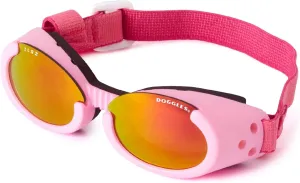 Doggles ILS Sunglasses, X-Large, Pink Frame/Pink Lens