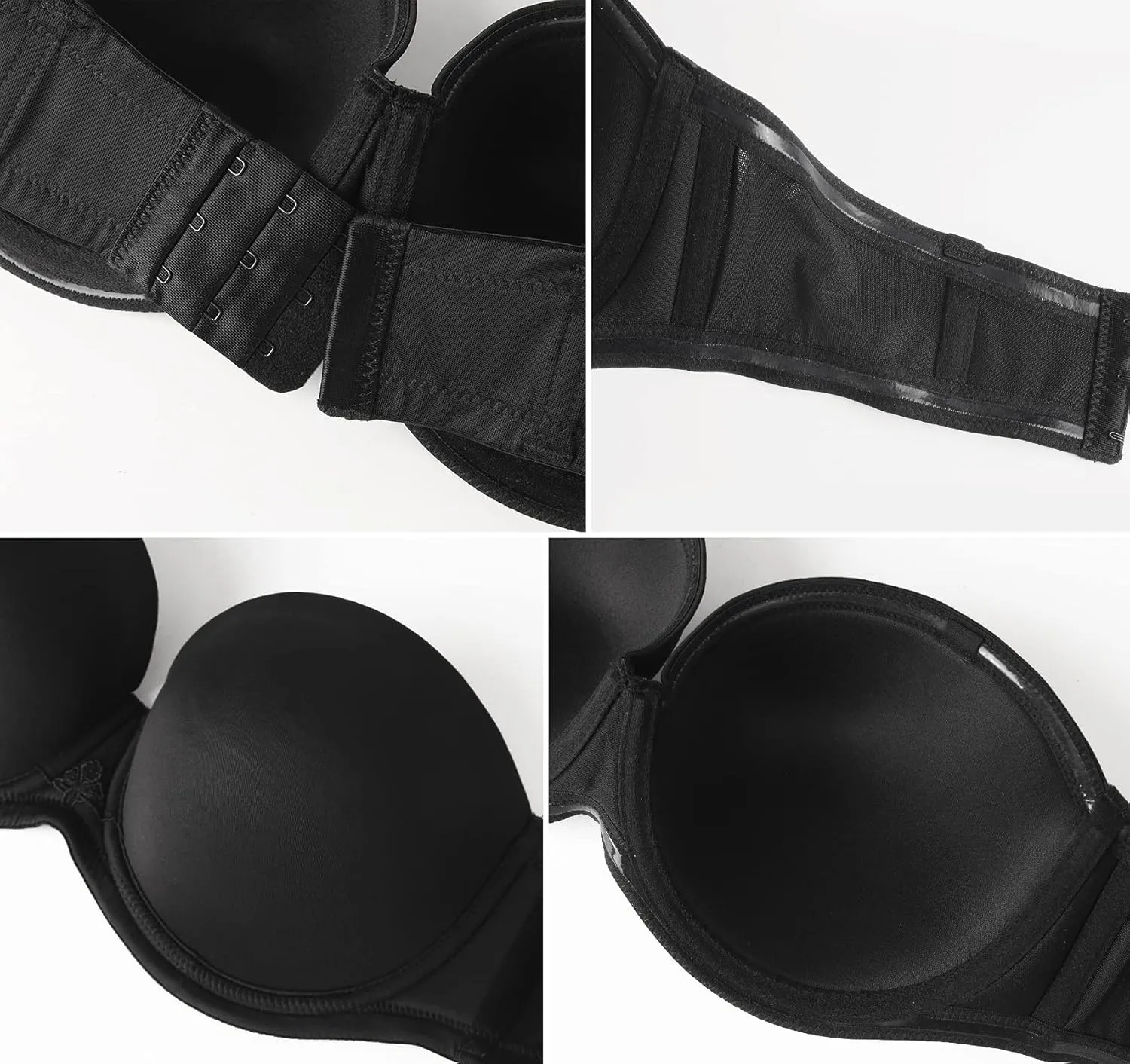 DotVol Women's Multiway Strapless Bra Full Figure Underwire Contour Beauty Back Plus Size Bra