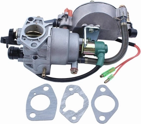 Dual Fuel Carburetor Conversion For Honda GX390 GX340 Generator LPG/NG AutoChoke, Carburetor Conversion Kit, Gasket Set