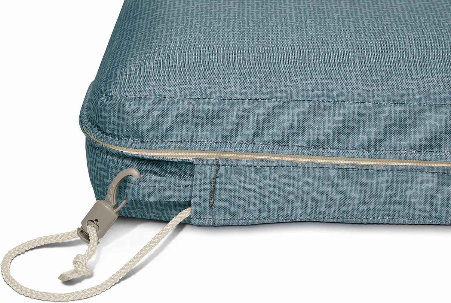 Duck Covers Weekend Water-Resistant Outdoor Bench Cushion, 54 x 18 x 3 Inch, Blue Shadow, Patio Furniture Cushions