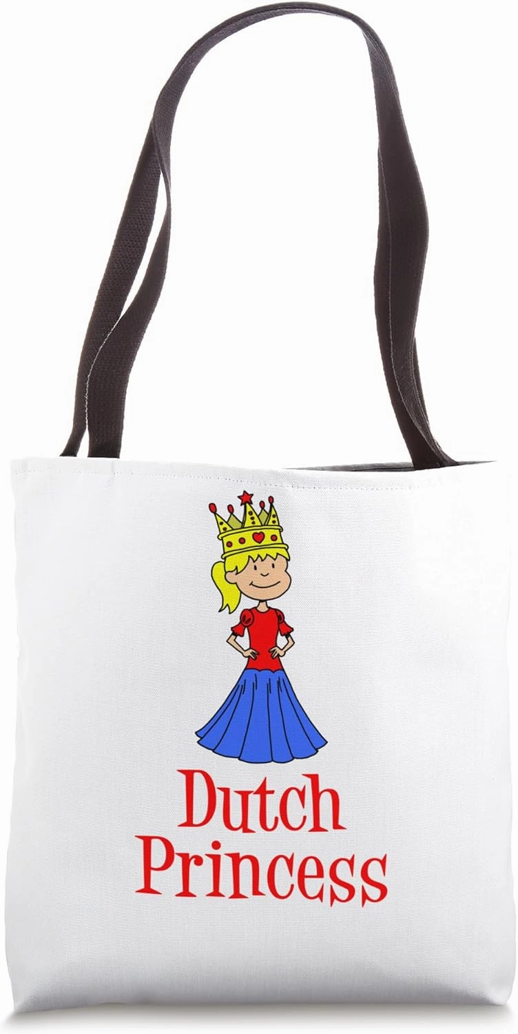 Dutch Princess Cute Girl Netherlands Fairy Tale Tote Bag