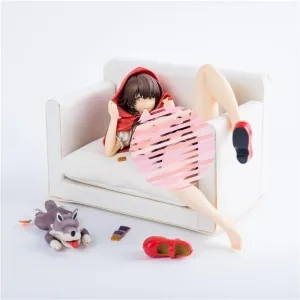 Ecchi Anime Girl Figure Waifu Hentaii Figure Decoration Ornamentsnime Collection Doll Gift Model Toys 6.5in(Soft Chest)