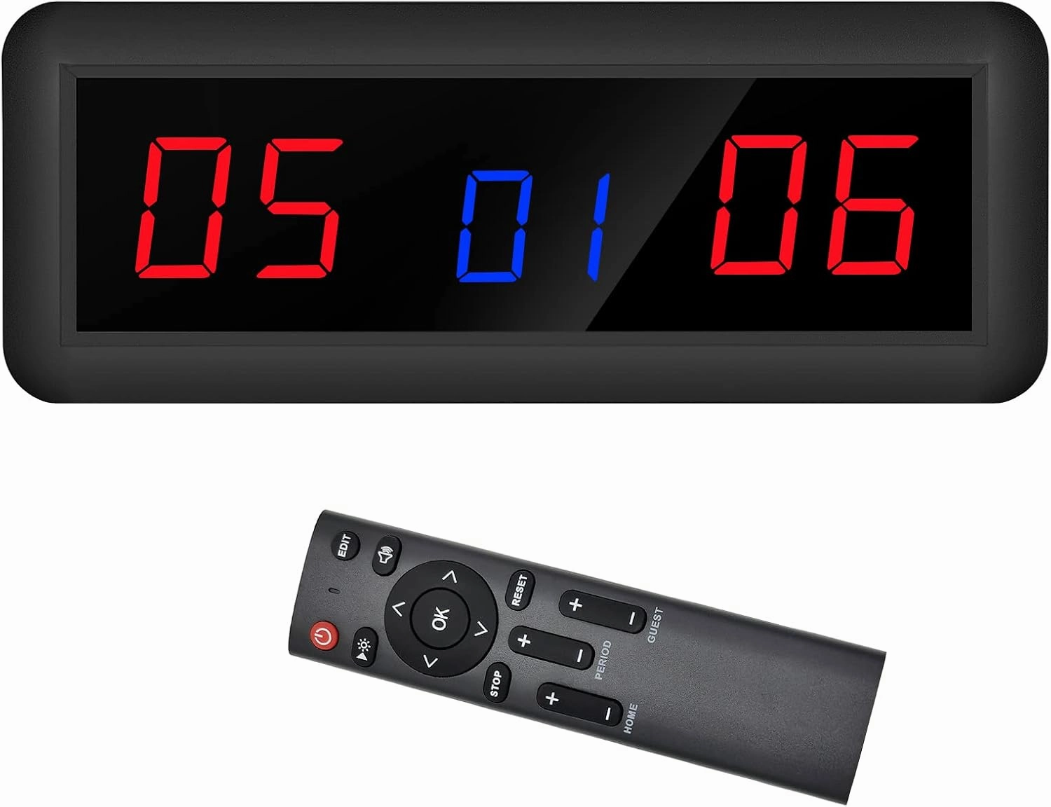 Electronic Scoreboards with Remote, Portable Score Keeper, Digital Scoreboard for Basketball Ping Pong Volleyball Sport