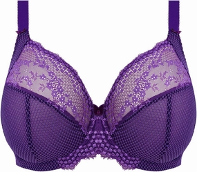 Elomi Women's Charley Stretch Lace Underwire Plunge Bra