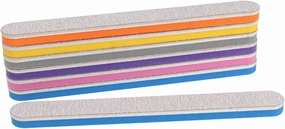 Emery Boards Nail Care kit with Nail File Buffer, 10Pcs/lot Colorful Professional Nail File Sponge 100/180ls Set