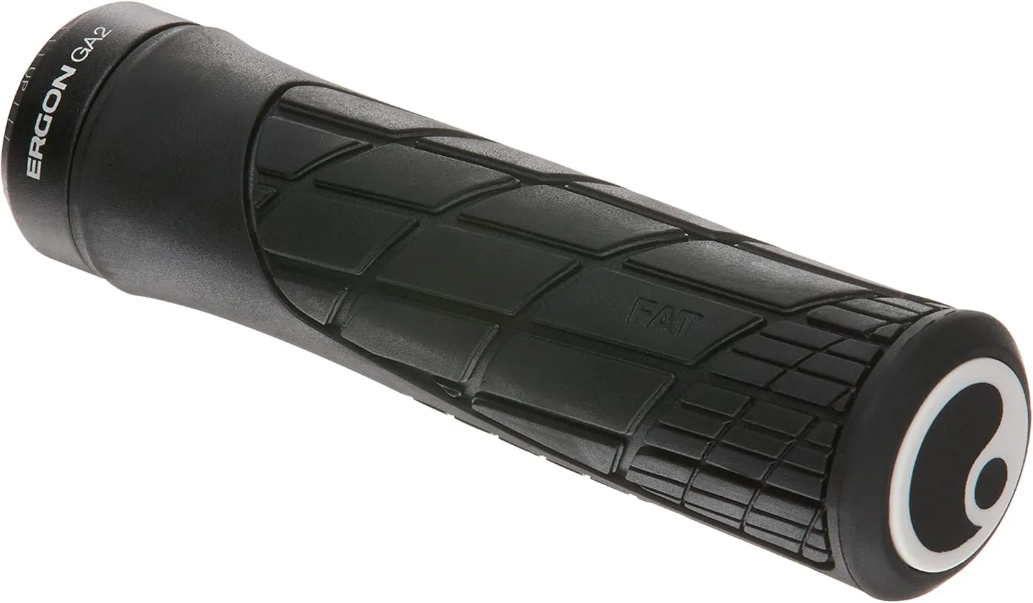 Ergon GA2 Fat MTB All-Mountain Bike Grips – Ergonomic, Adjustable, Soft German Rubber for Trail, XC, Freeride & Bikepacking