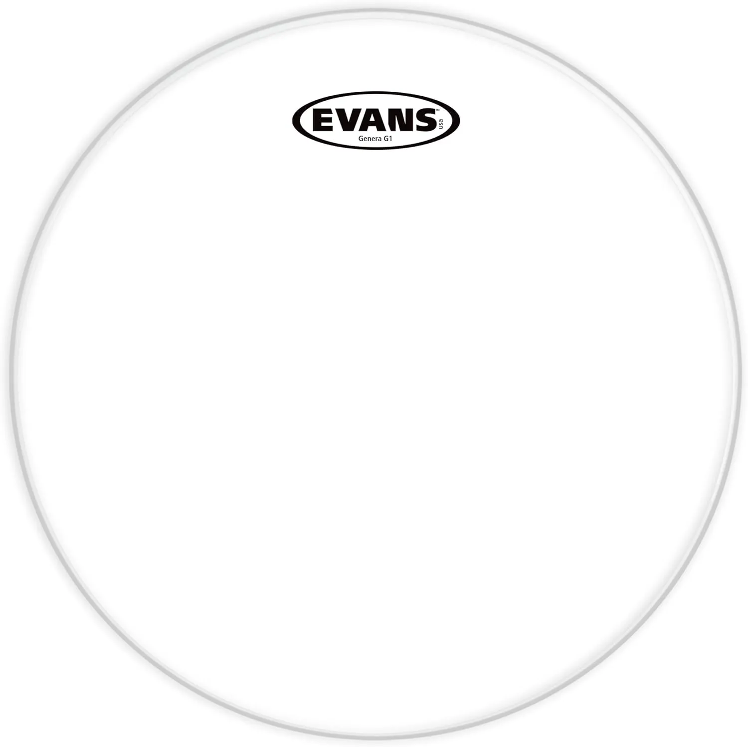 Evans Drum Heads - G1 Clear Tom Drumhead, 12 Inch
