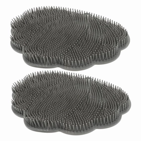 Exfoliating Back Scrubber Bath Mat Foot Massager for Men Anti-slip Shower Accessories