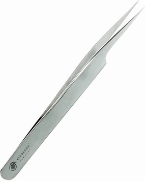 Eye Design Straight Tweezer For Eyelash Extension - Professional Tweezer For Lashes, Japanese Steel, Durable LightWeight, Excellent Tension, Premium Quality, Strong Grip, High Precision