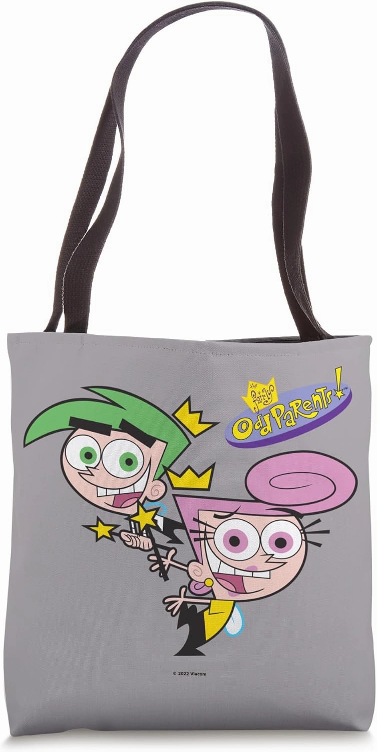 Fairly Oddparents Starring Cosmo and Wanda Tote Bag