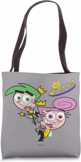 Fairly Oddparents Starring Cosmo and Wanda Tote Bag