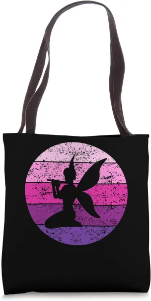 Fairy Elf Magic Fairy with Fairy Wings Vintage Retro Tote Bag