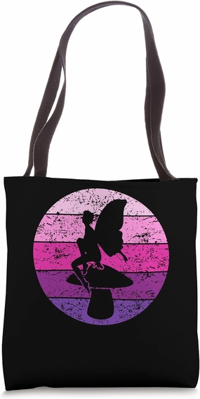 Fairy Elf Magic Fairy with Fairy Wings Vintage Retro Tote Bag