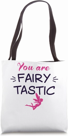 Fairy funny saying "Zauberfee with fairy wings" elf Tote Bag