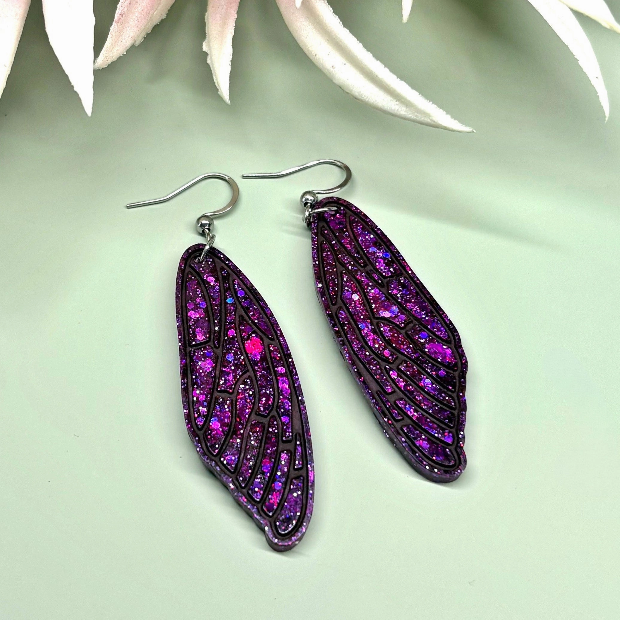 Fairy Wings Earrings | Opal Effect