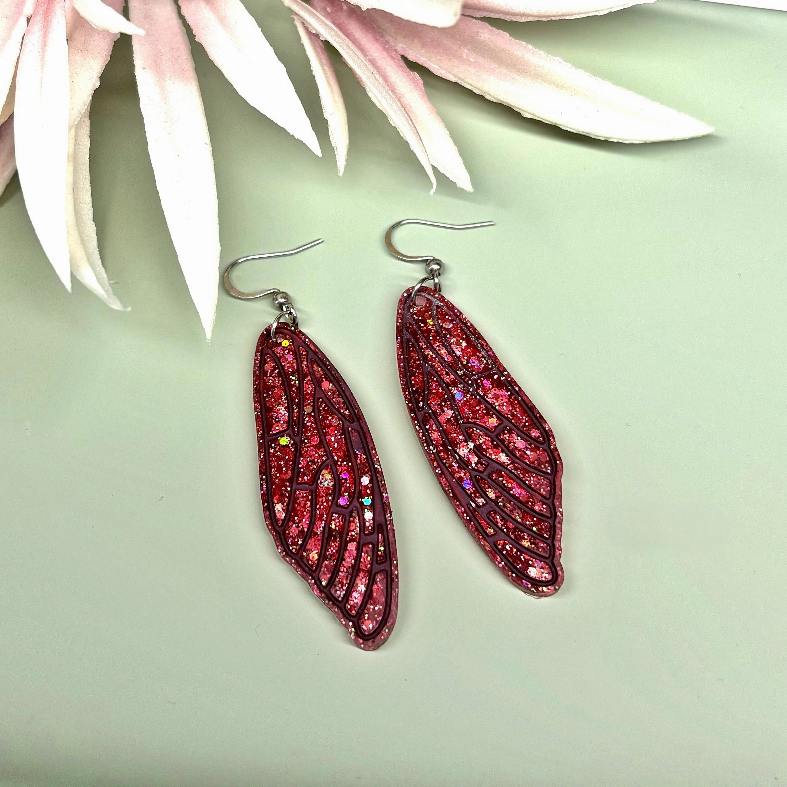 Fairy Wings Earrings | Opal Effect