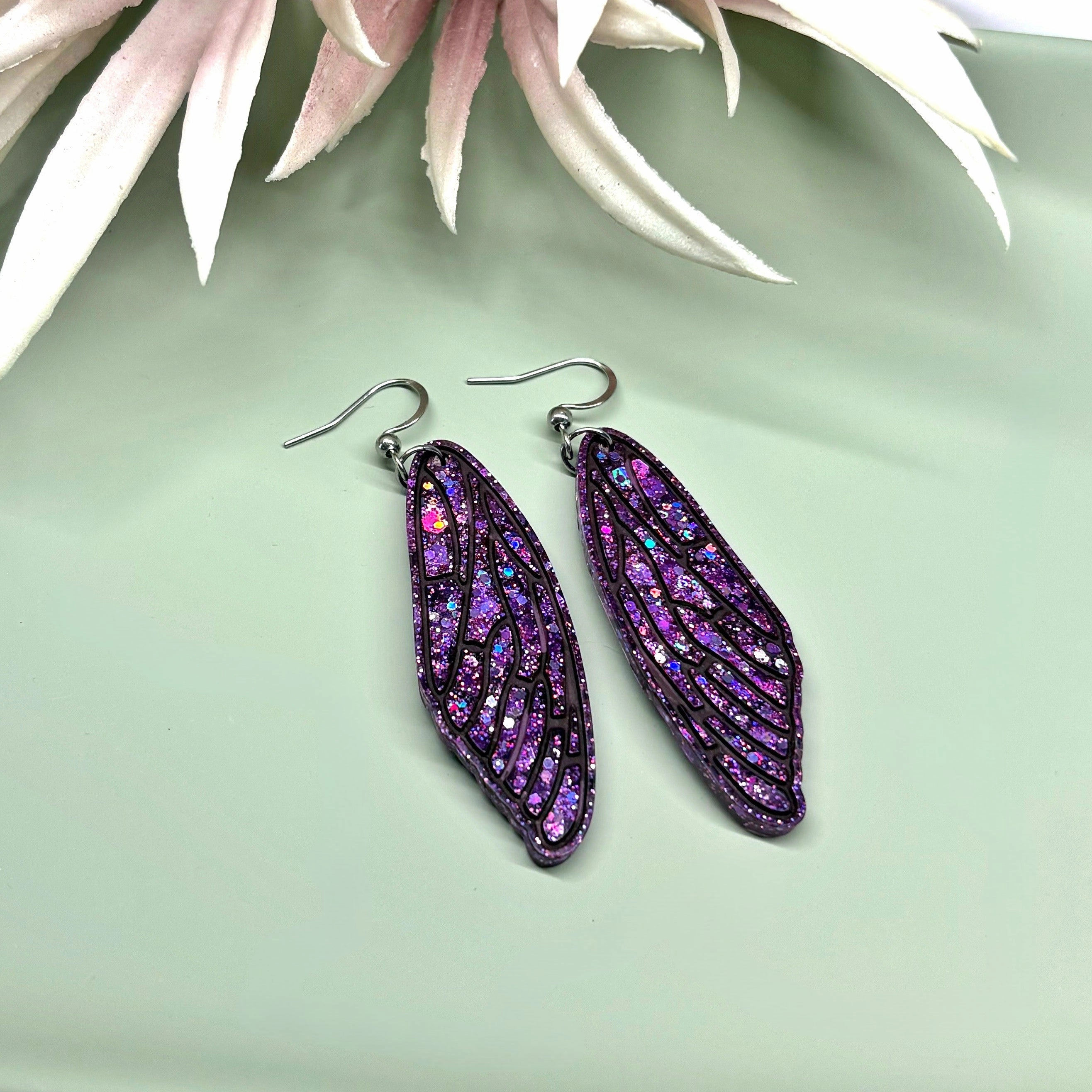 Fairy Wings Earrings | Opal Effect