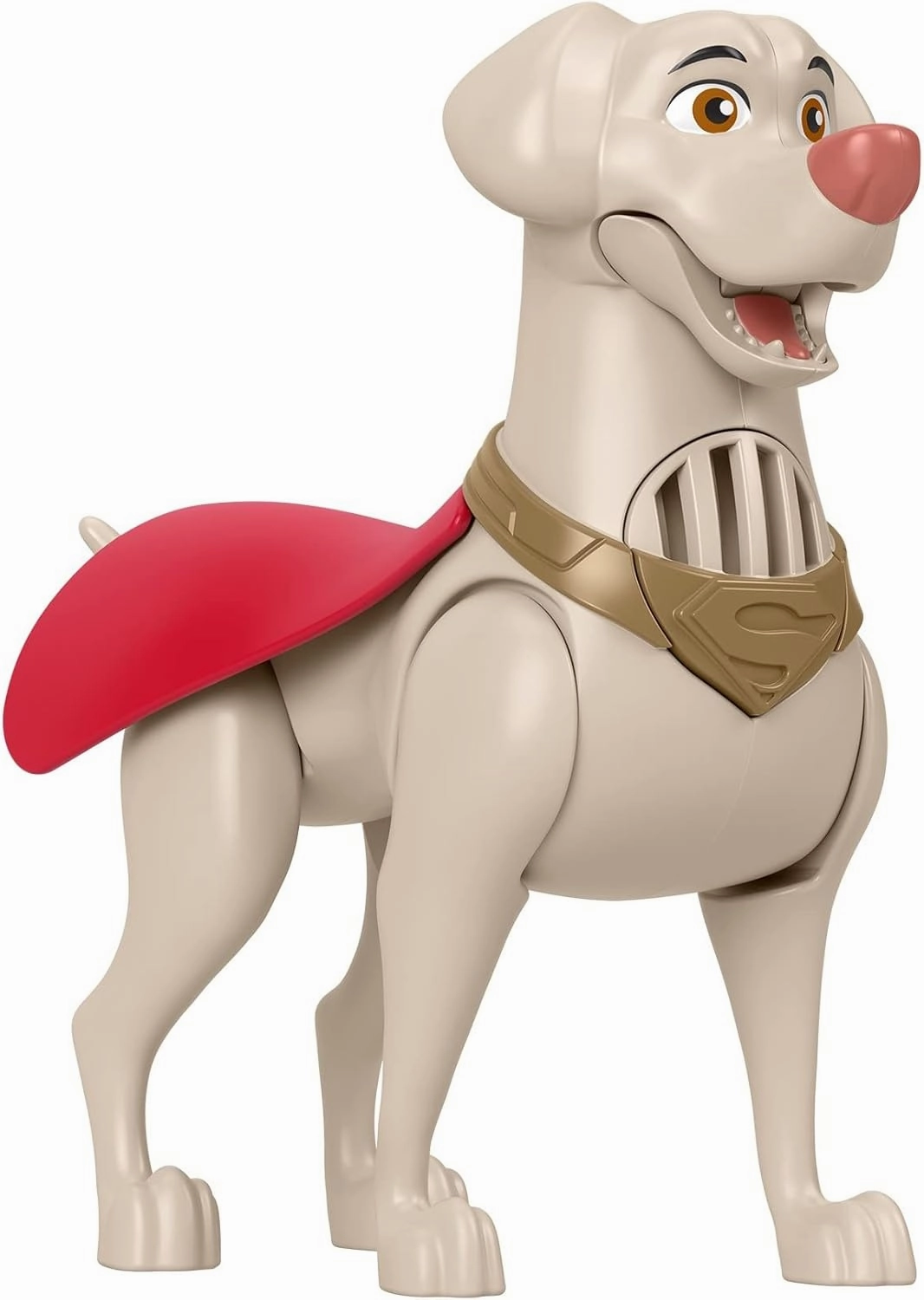 Fisher-Price DC League of Super-Pets Preschool Toy Talking Krypto Poseable Figure with Sounds & Phrases for Pretend Play Kids Ages 3  Years