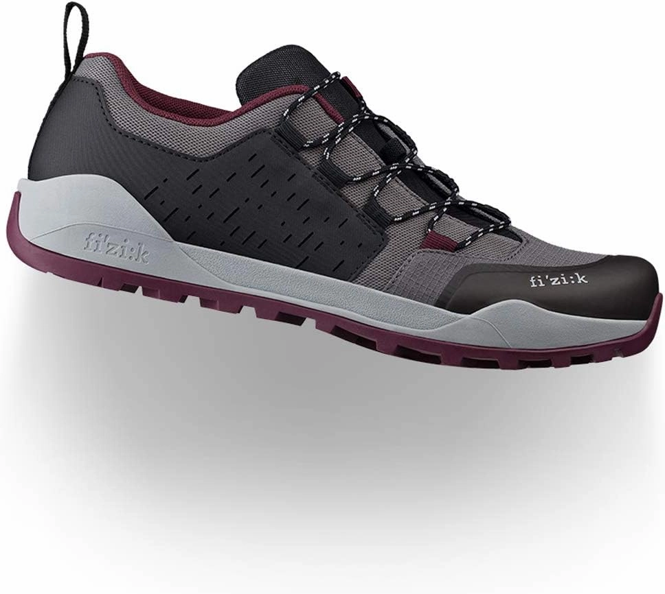 Fizik Men's Terra Ergolace X2 Mountain Trail Cycling Shoes - Anthracite/Grape (Anthracite/Grape - 36)