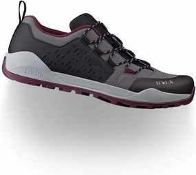 Fizik Men's Terra Ergolace X2 Mountain Trail Cycling Shoes - Anthracite/Grape (Anthracite/Grape - 36)