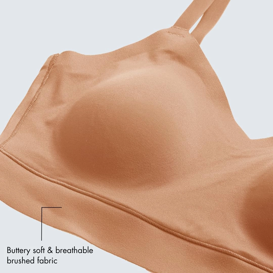 Floatley Cozy Adjustable Bra Comfort Wirefree Seamless Bra with Embedded Pad for Women