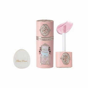 Flower Knows Strawberry Cupid All Day Glow Liquid Blush 01 Little Angel Cushion Powder Puff Set