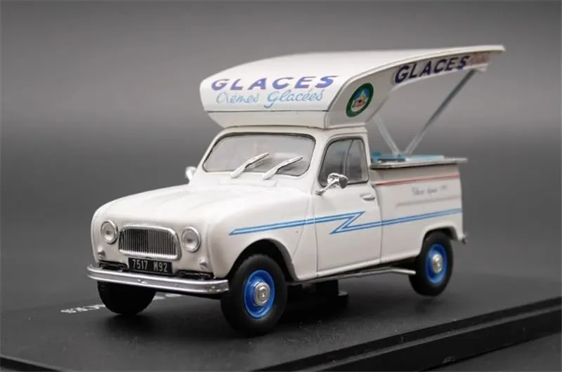 FloZ for IXO for Renault 4 for Marchand DE GLACES 1/43 Truck Pre-Built Model