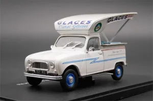 FloZ for IXO for Renault 4 for Marchand DE GLACES 1/43 Truck Pre-Built Model