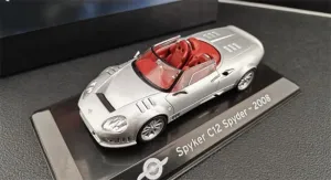FloZ for IXO for Spyker for C12 for Spyder 2008 Supercar Silver 1:43 Car Pre-Built Model