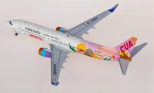 FloZ for NG Models for China United Airlines for Boeing 737-800 B-208Z 1:400 Airplane Pre-Built Model