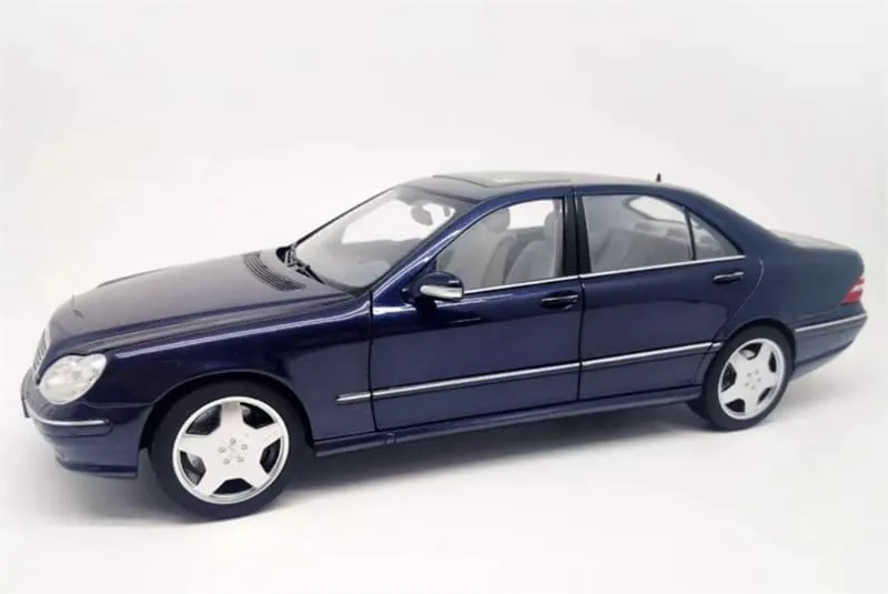 FloZ for NOREV for Mercedes for Benz for S55 for AMG 2000 car Metal Blue 1:18 Car Pre-Built Model