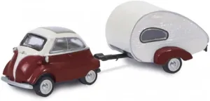FloZ for Schuco for BMW for Isetta w. Trailer 1:87 Truck Pre-Built Model