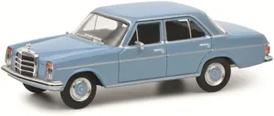 FloZ for Schuco for Mercedes for Benz 200D Luxury Classic Car Blue 1:64 Truck Pre-Built Model